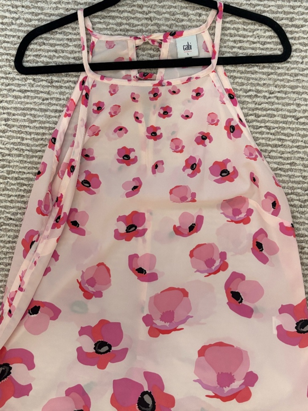 Cabi Floral Pink Blouse